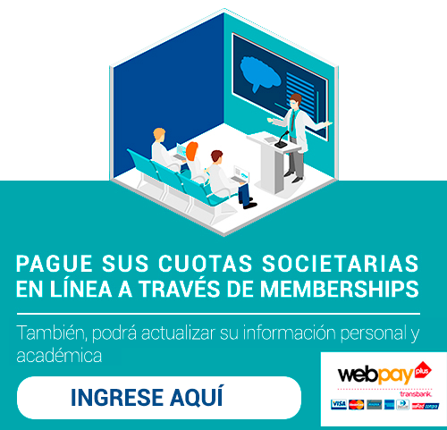 Pague sus cuotas societarias en línea a través de Memberships. También podrá actualizar su información personal y académica. Ingrese aquí. Pago con Webpay Plus.