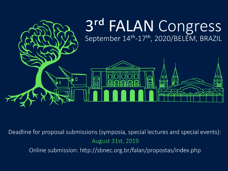 3rd FALAN Congress – September 14th-17th, 2020/BELÉM, BRAZIL
