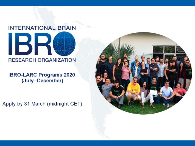 IBRO-LARC Programs 2020 (July – December)