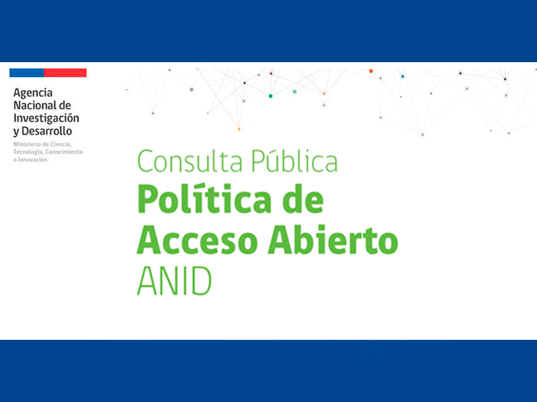 Participe en Consulta Pública sobre la Política de Acceso Abierto de ANID