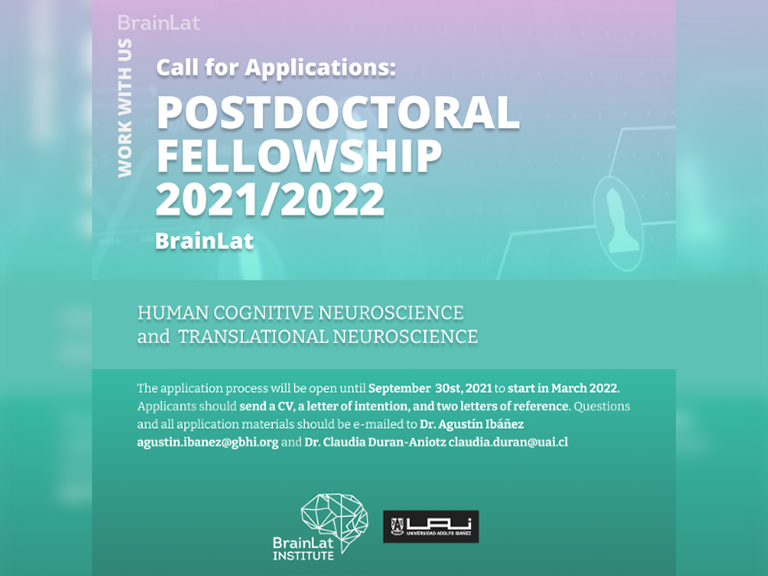 Llamado a concurso posiciones de Postdoctorado – Instituto Latinoamericano de Salud Cerebral
