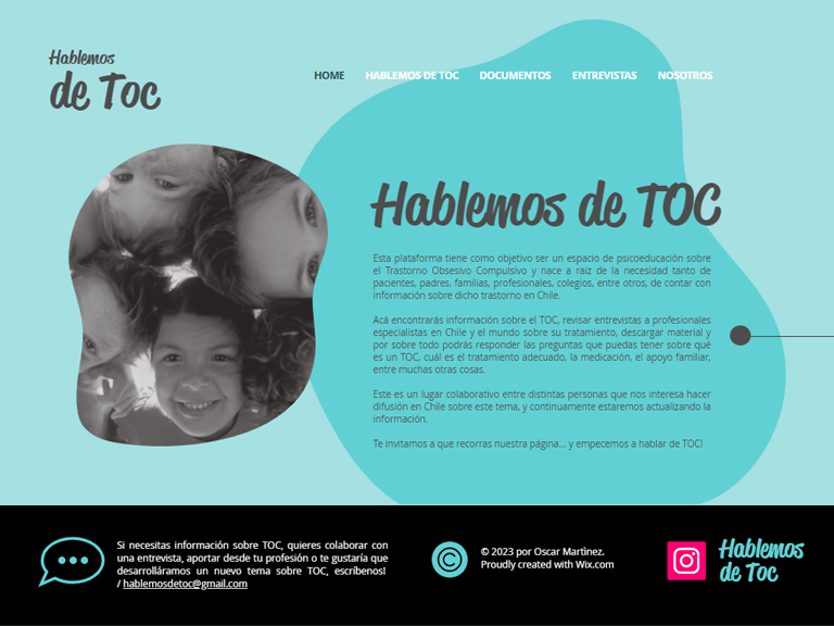 Iniciativa sobre Trastornos Obsesivos Compulsivos (TOC) “Hablemos de Toc”