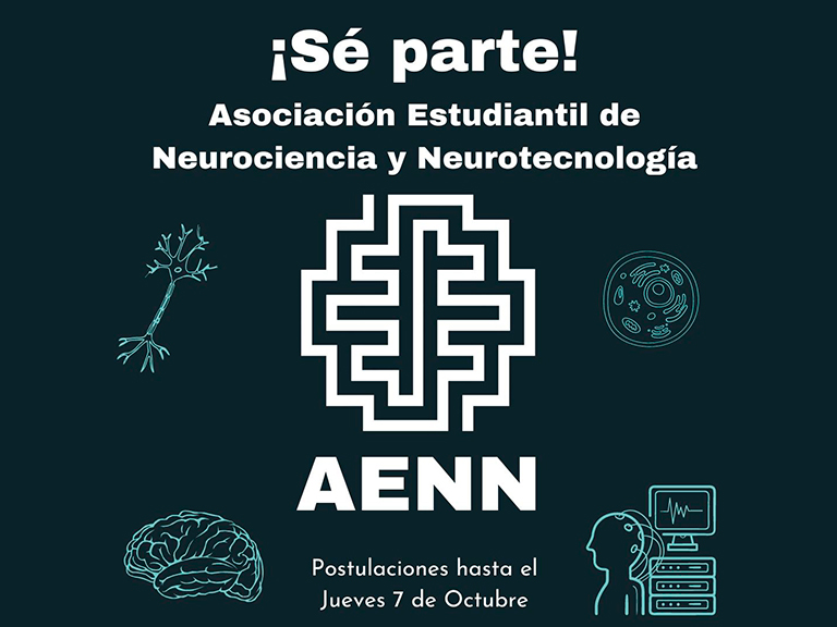 Invitación a formar parte de la Asociación Estudiantil de Neurociencia y Neurotecnología (AENN)