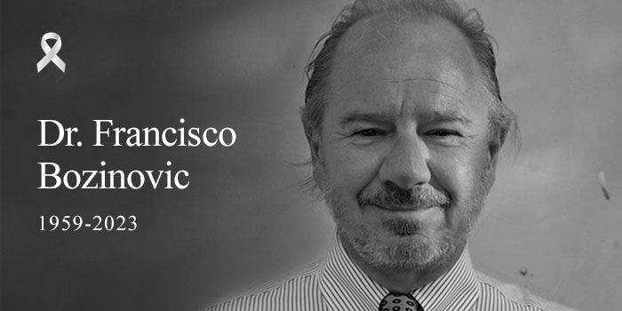 Dr. Francisco Bozinovic Kuscevic 1959-2023