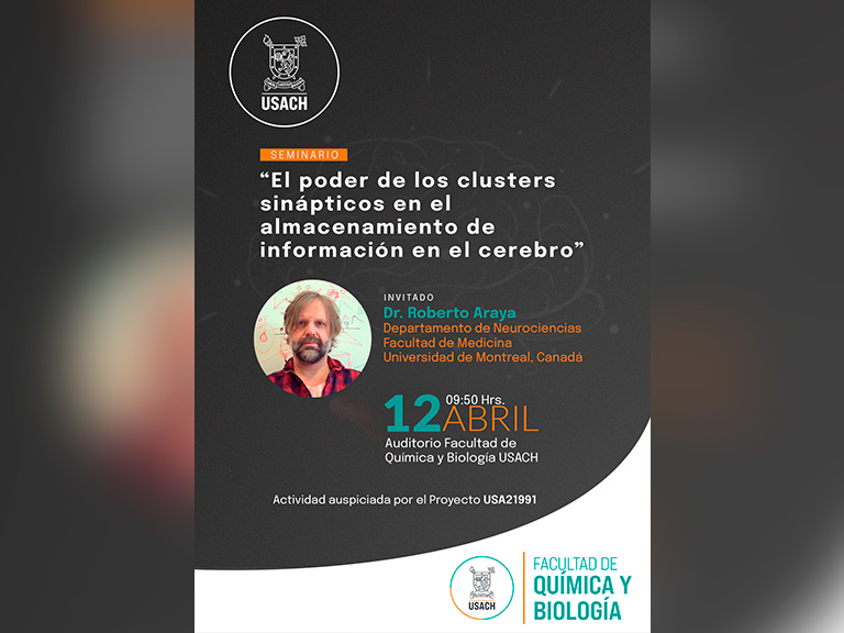 Invitación a seminario Dr. Roberto Araya￼