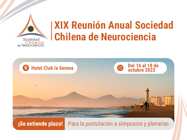 Se extiende plazo para la postulación a simposios y plenarias para la XIX Reunión Anual de la Sociedad Chilena de Neurociencia