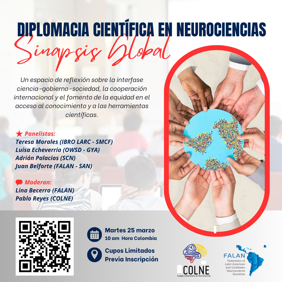 Webinar FALAN/COLNE Marzo 2025 Diplomacia Científica